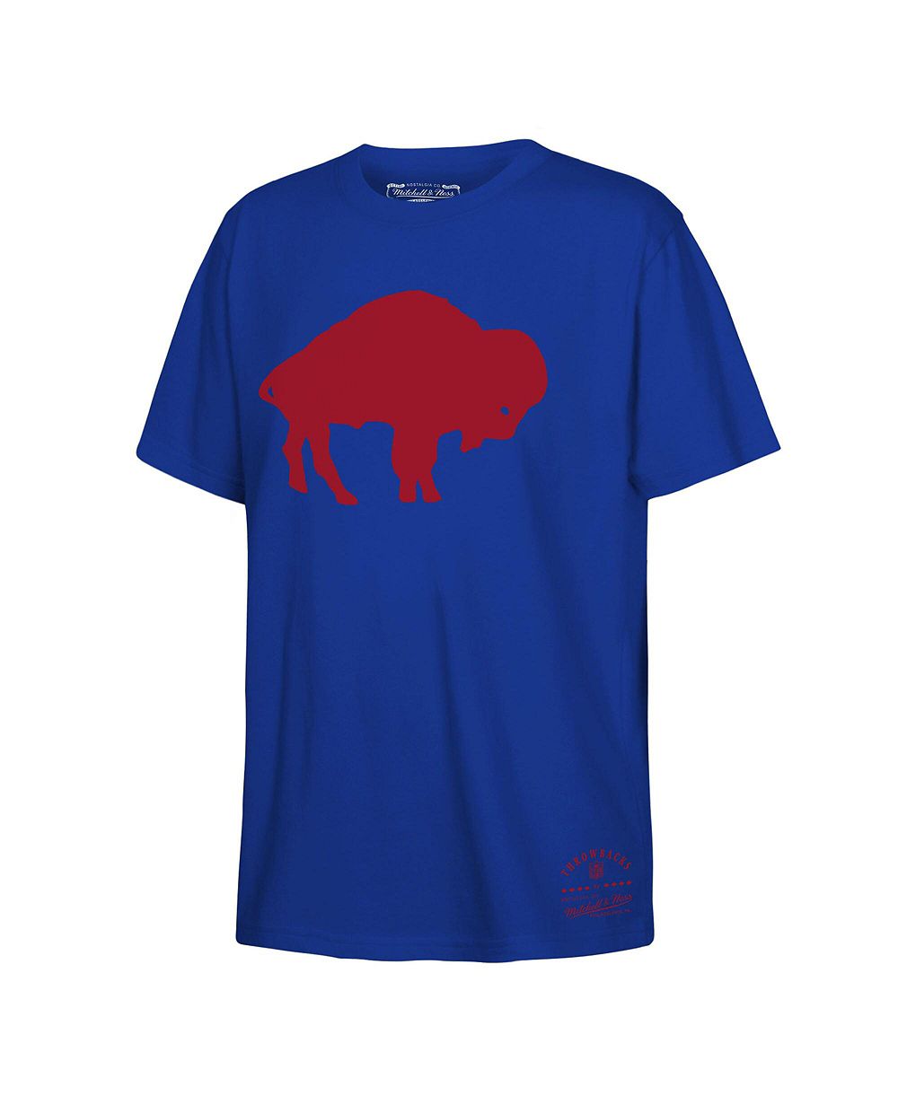 Детская футболка Mitchell & Ness Royal Buffalo Bills Retro Logo
