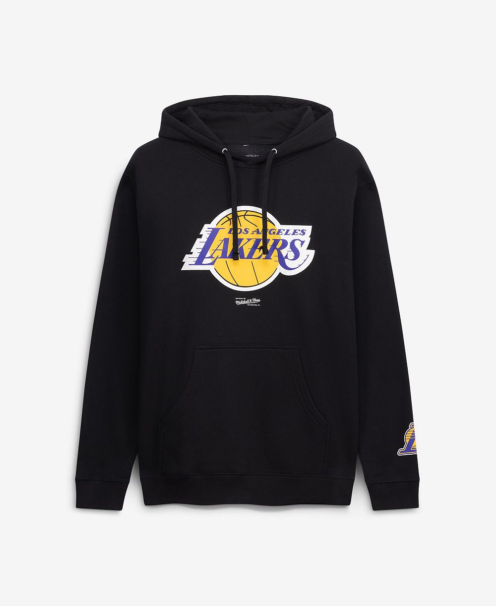 Мужское худи Mitchell & Ness Black Los Angeles Lakers Fleece