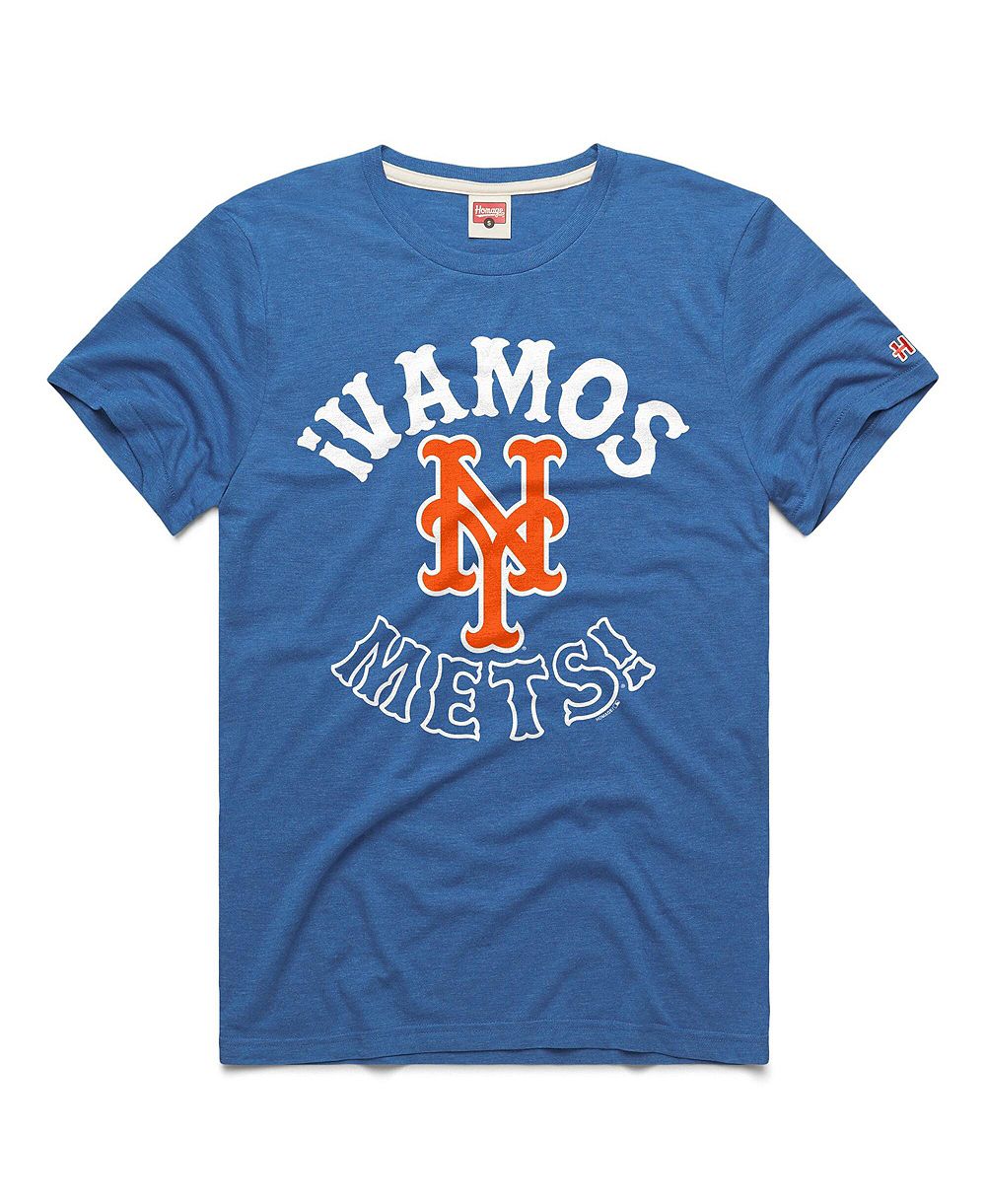 Homage Men's Royal New York Mets Vamos Tri-Blend T-Shirt
