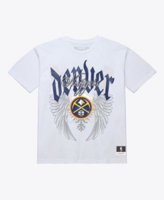 Футболка Mitchell & Ness мужская белая Denver Nuggets Old English Classic