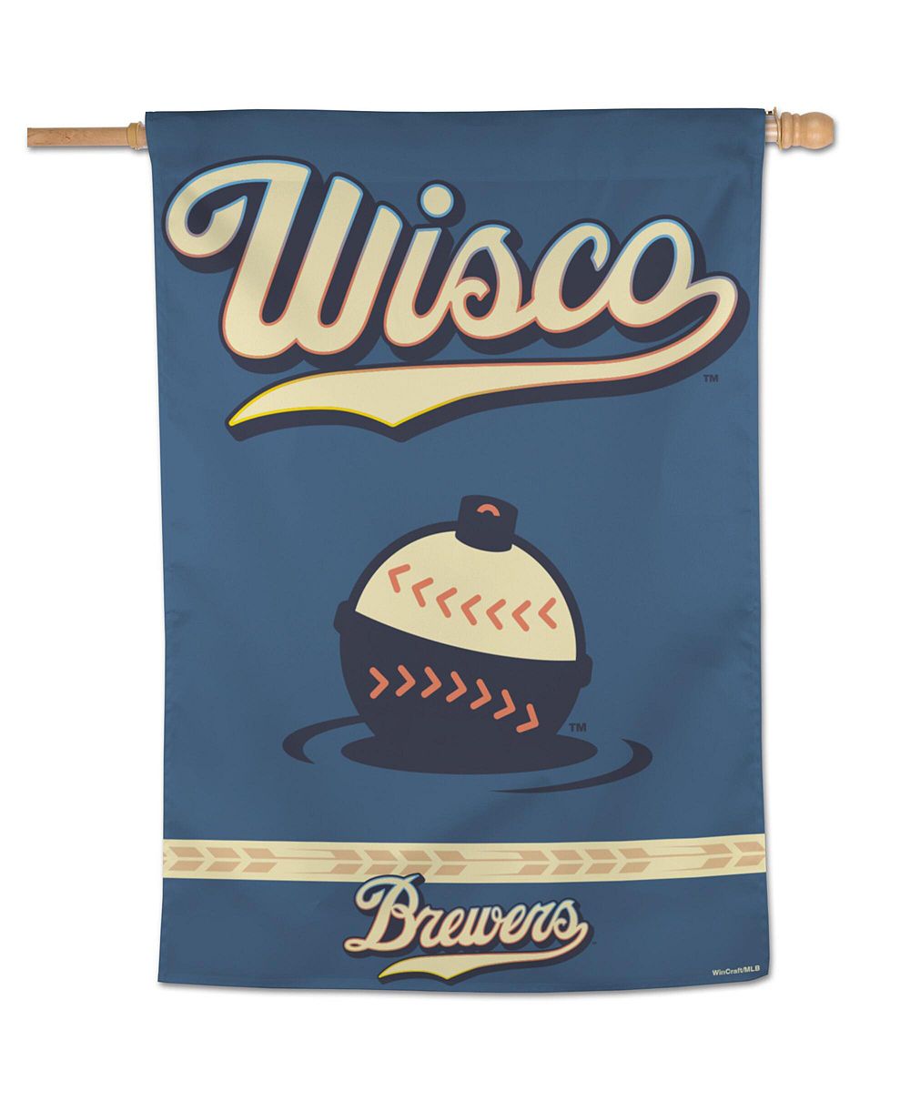Вертикальный баннер Wincraft Milwaukee Brewers 2026 City Connect 28" x 40"