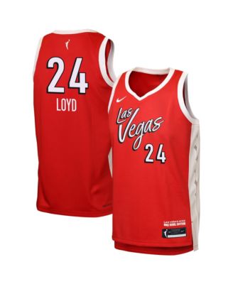 Детская джерси Nike Jewell Loyd Red Las Vegas Aces Victory