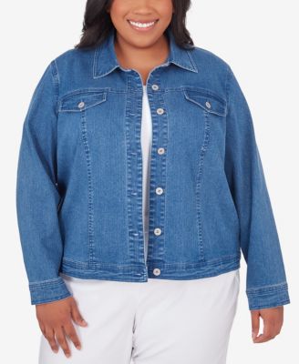 Alfred Dunner джинсовая куртка Plus Size