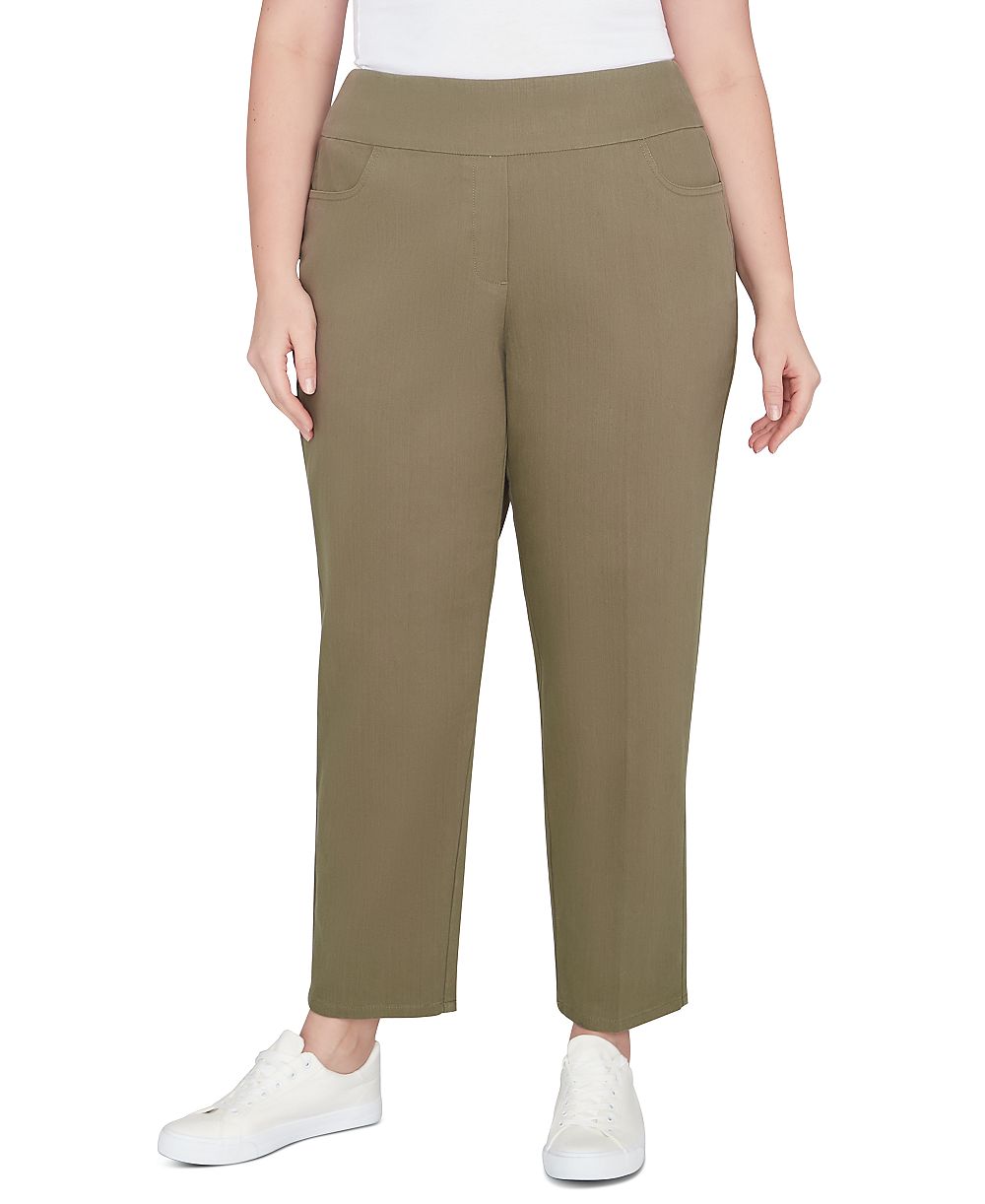 Брюки Alfred Dunner Plus Size Super Stretch Pull-On