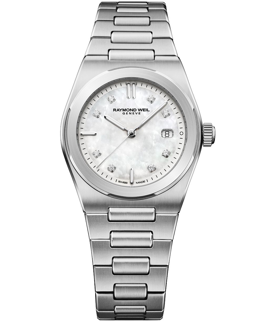 Женские часы Raymond Weil из нержавеющей стали, серебристые, 30mm