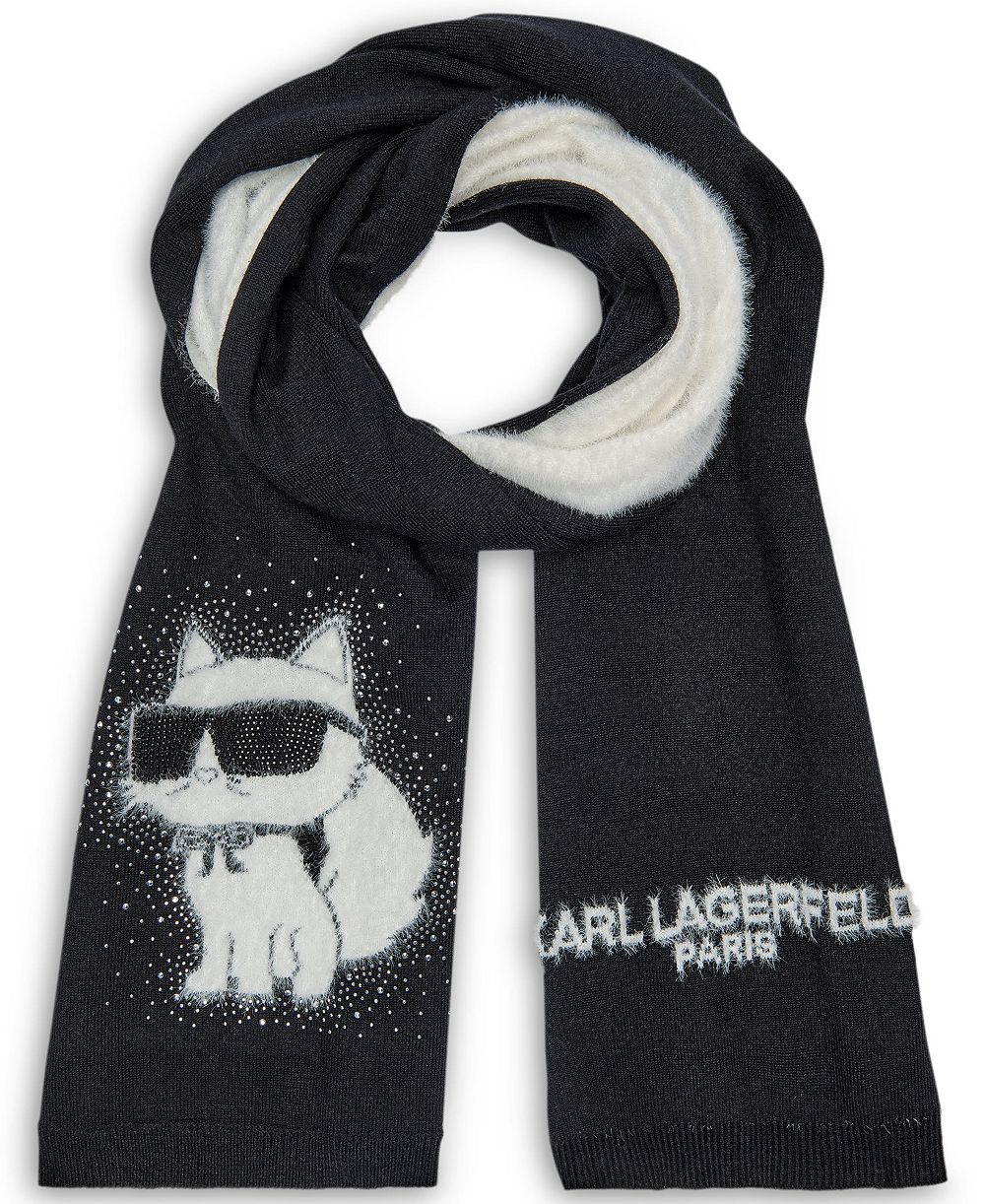 Шарф KARL LAGERFELD PARIS Embroidered Choupette Cozy Cat