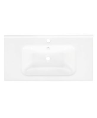 BUSDAYS керамическая раковина 35.6 Inch без шкафа