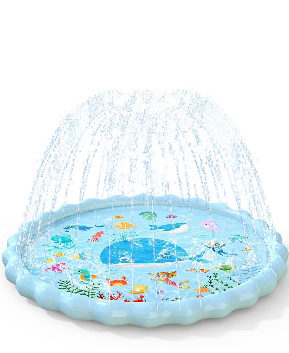AOFAR Детский игровой коврик-спринклер Splash Pad 90.5" Outdoor Water Pool