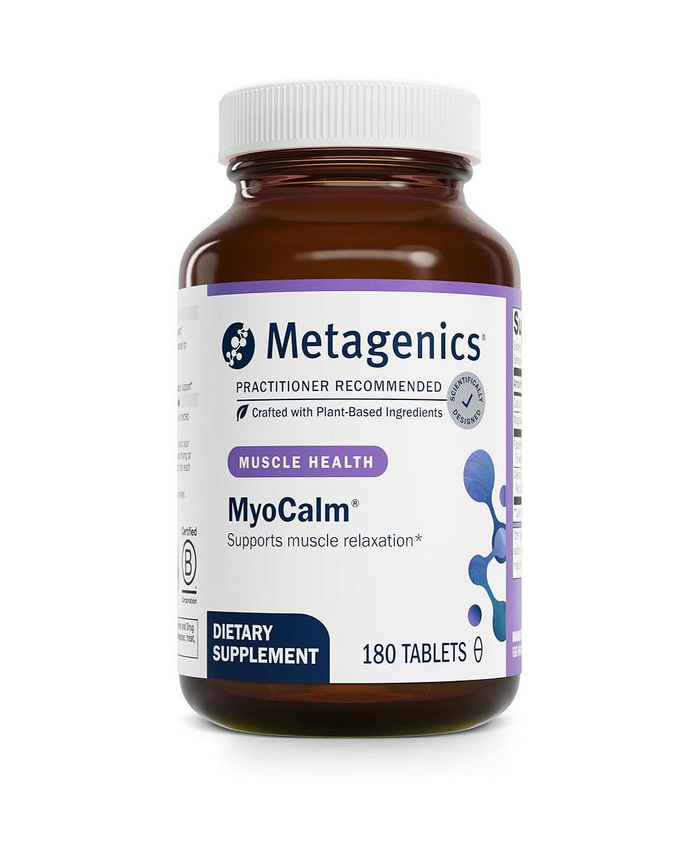 Metagenics MyoCalm добавка кальций и магний для расслабления мышц с пассифлорой и корнем валерианы 180 таблеток