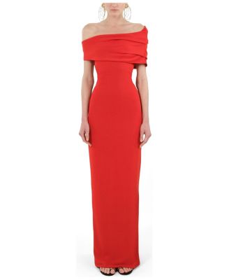 NOCTURNE Women's Asymmetric Strapless Maxi Dress