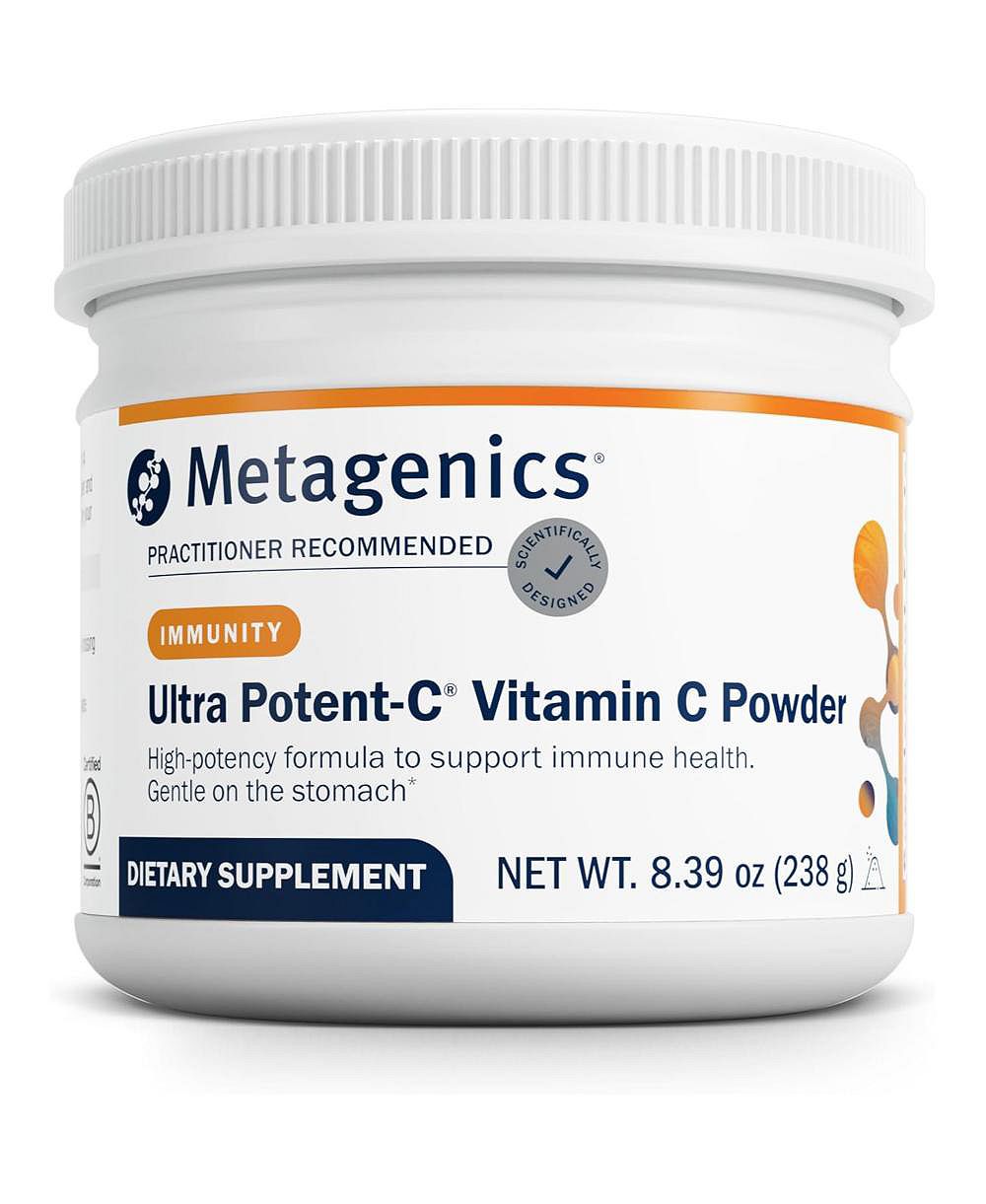 Metagenics Ultra Potent C порошок витамина C для поддержки иммунитета, с биофлавоноидами, L-глутатионом и L-лизином, 8.39 Ounce