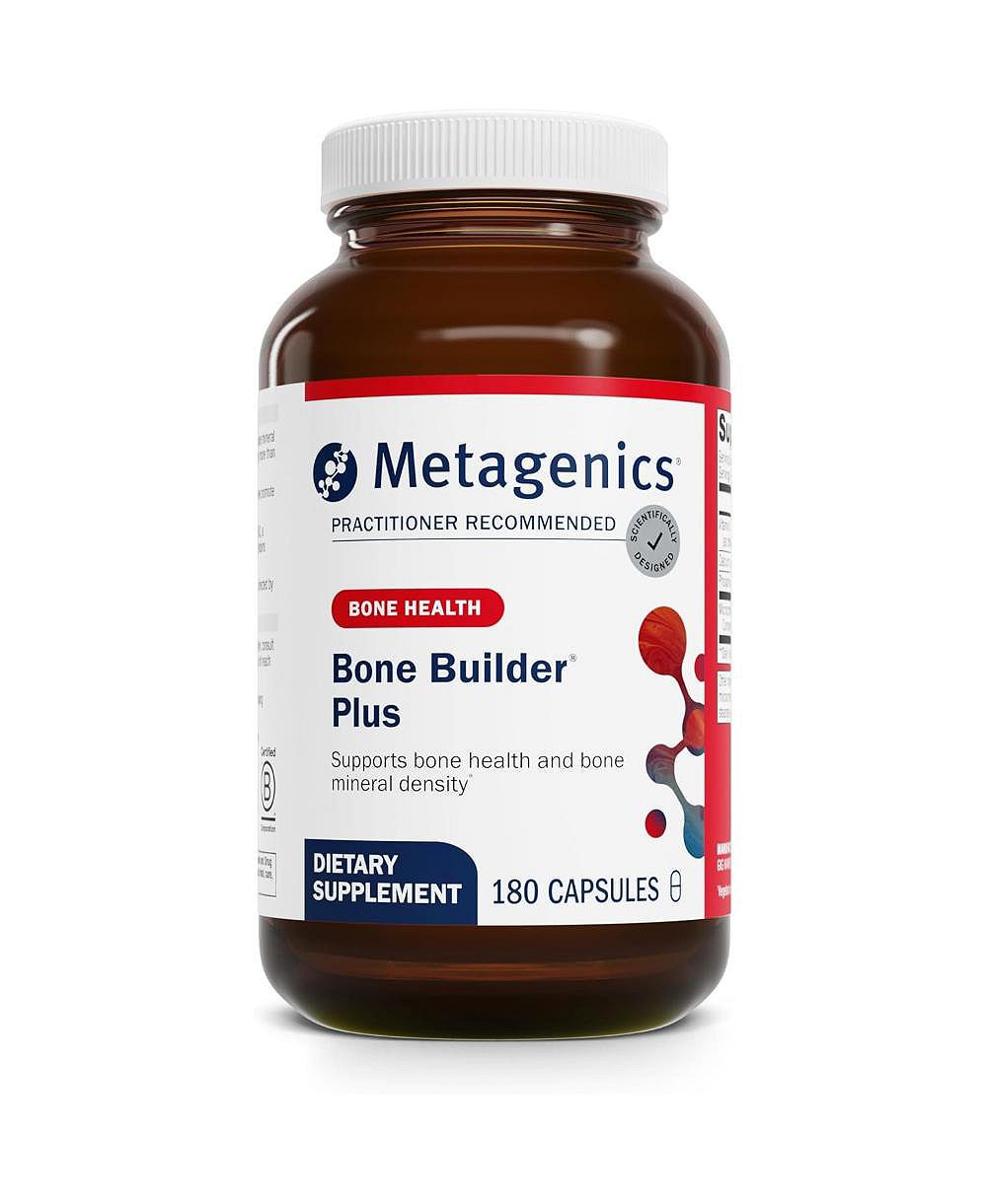 Metagenics Bone Builder Plus MCHC Supplement for Bone Health High Absorption Formula with Calcium, Phosphorus and 2000 IU Vitamin D 180 Capsules