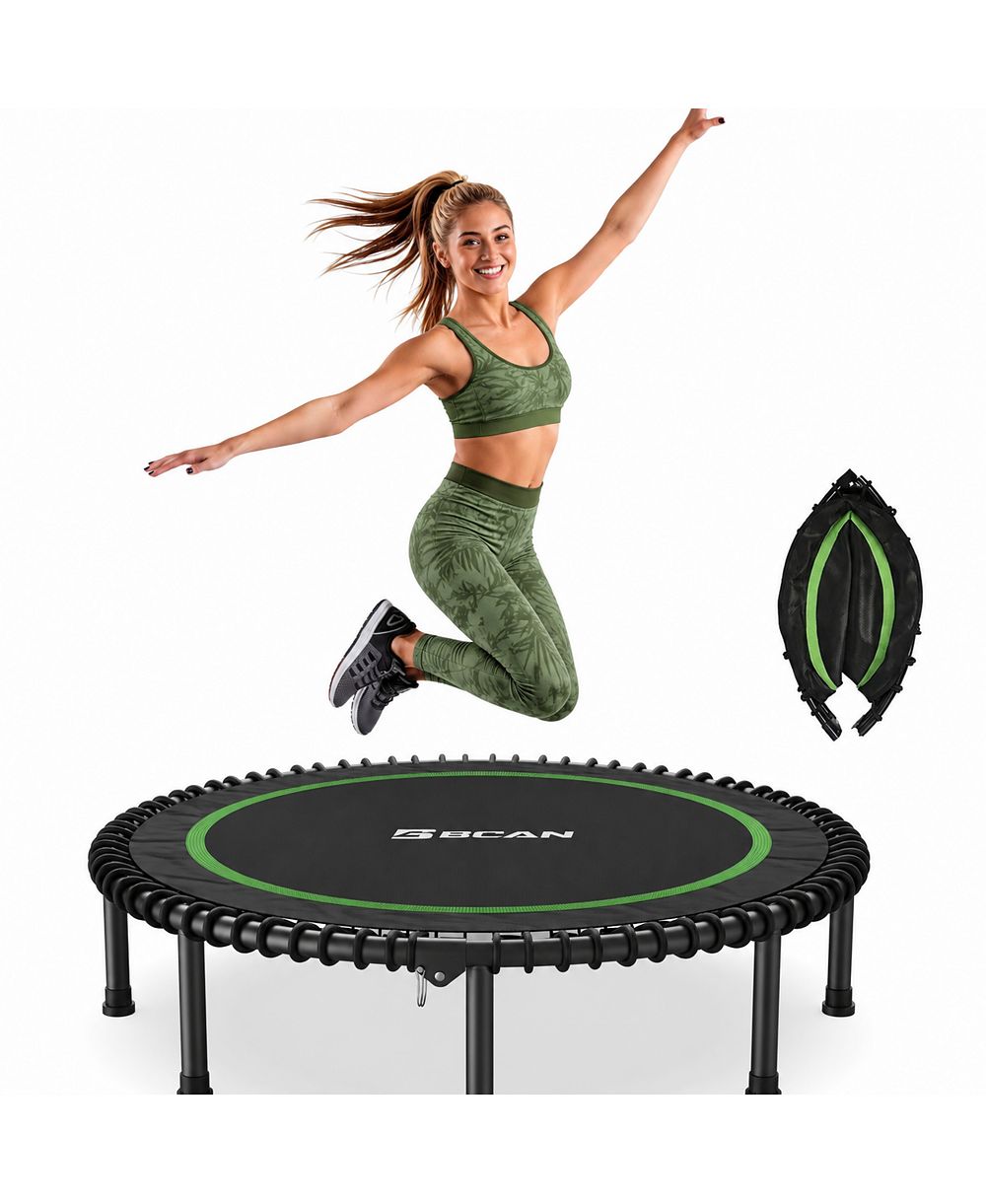 Мини-батут BCAN 450/550LBS Foldable для взрослых, 40/48 inches Fitness Rebounder