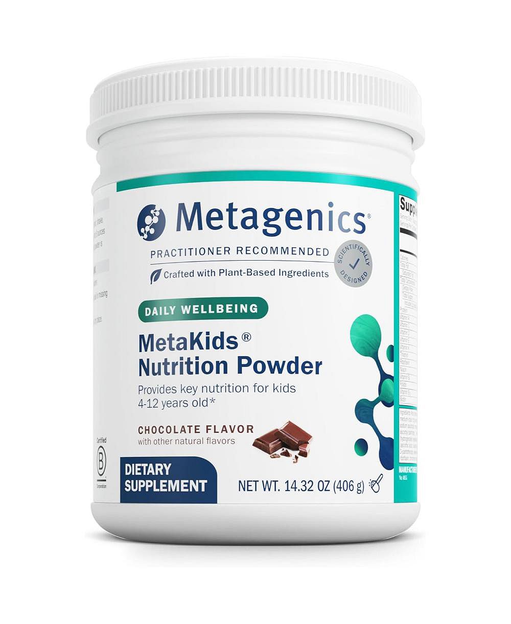 Metagenics MetaKids Мультивитаминный порошок для детей с пребиотиками, DHA, белком и аминокислотами 14.32 Ounce