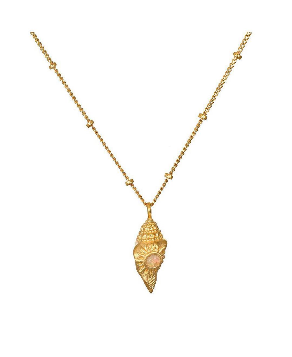Ожерелье Satya Jewelry Resilient Spirit Opal Conch Shell