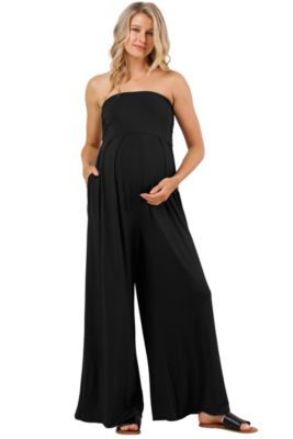 Женский комбинезон Hello Miz Maternity Strapless Wide Leg с карманами