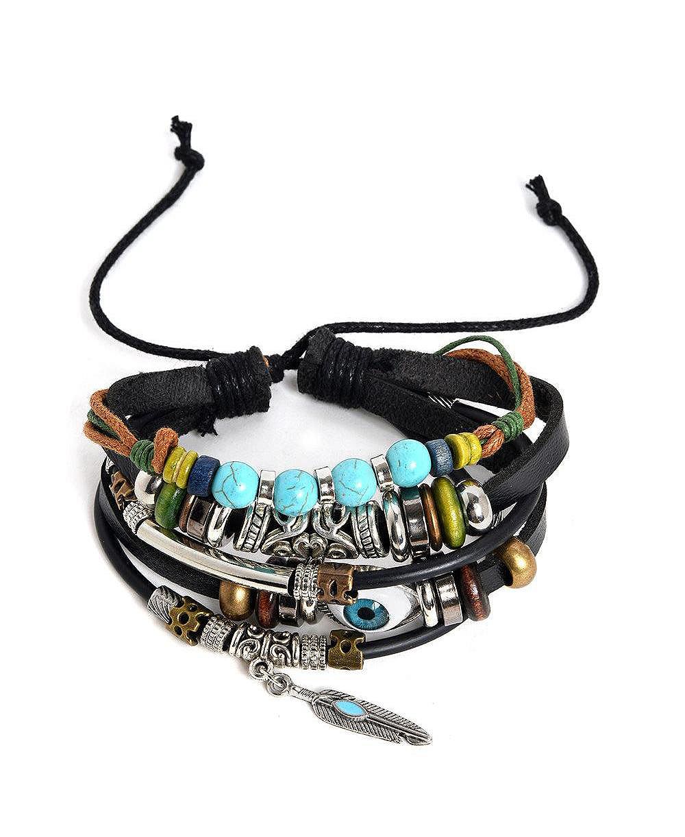 Женский многослойный браслет SOHI Evil Eye