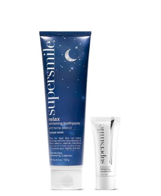 Отбеливающая зубная паста Supersmile Whitening Toothpaste Relax 4.2 Ounce с ускорителем 0.5 Ounce