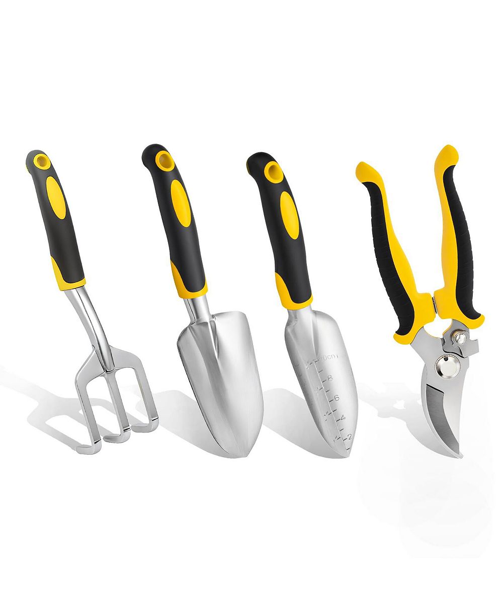 XDOVET Garden Tool Set Heavy Duty Aluminum Rust-proof Non-slip Handle Gift