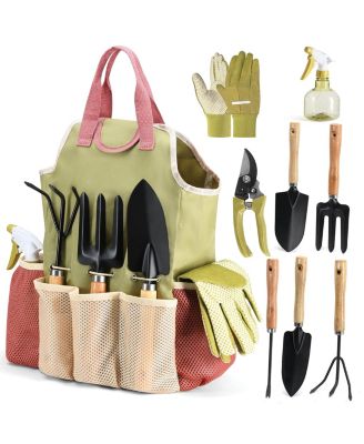 XDOVET Gardening Tools Set Heavy Duty Handbag Supplies Gifts Women