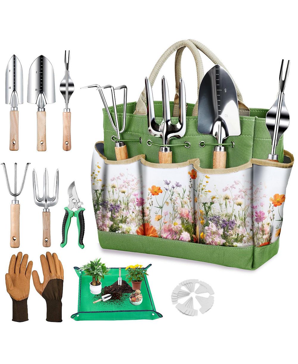 XDOVET Heavy Duty Rust Resistant Gardening Tool Set