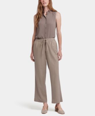 NYDJ Women's Relaxed Drawstring Pull-On Pants