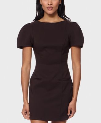 Женское платье Alex & Sophia Tailored Short-Sleeve Sheath