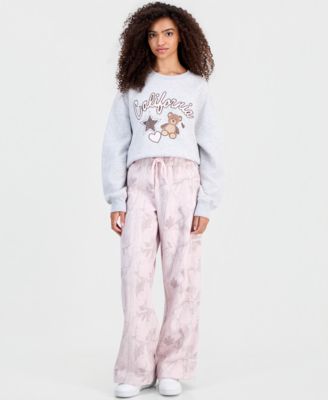 Женские спортивные брюки Almost Famous Juniors' Woodland Camo-Print Wide-Leg Sweatpants