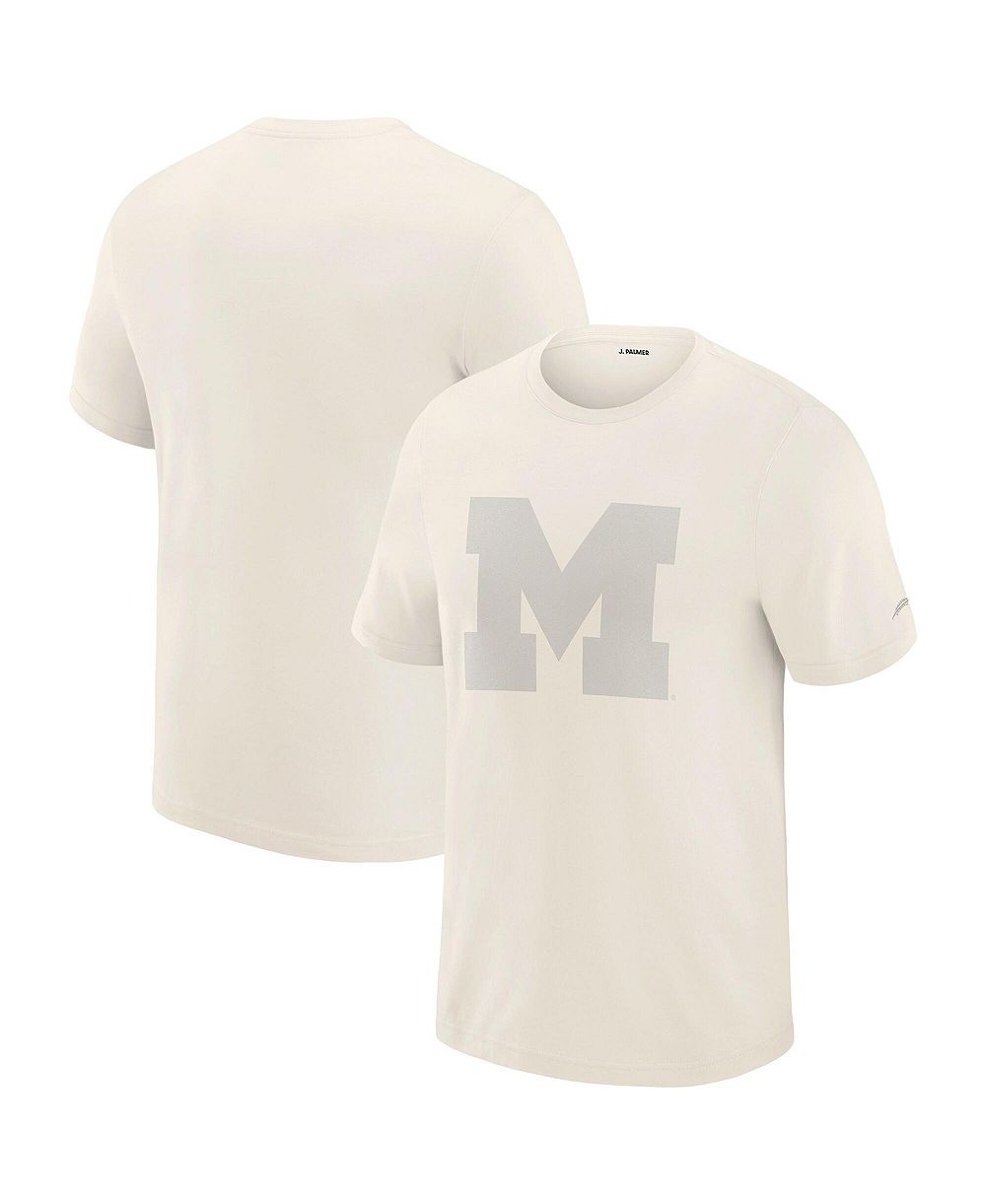 Мужская футболка J. Palmer Michigan Wolverines Play Action Tri-Blend Performance Cream