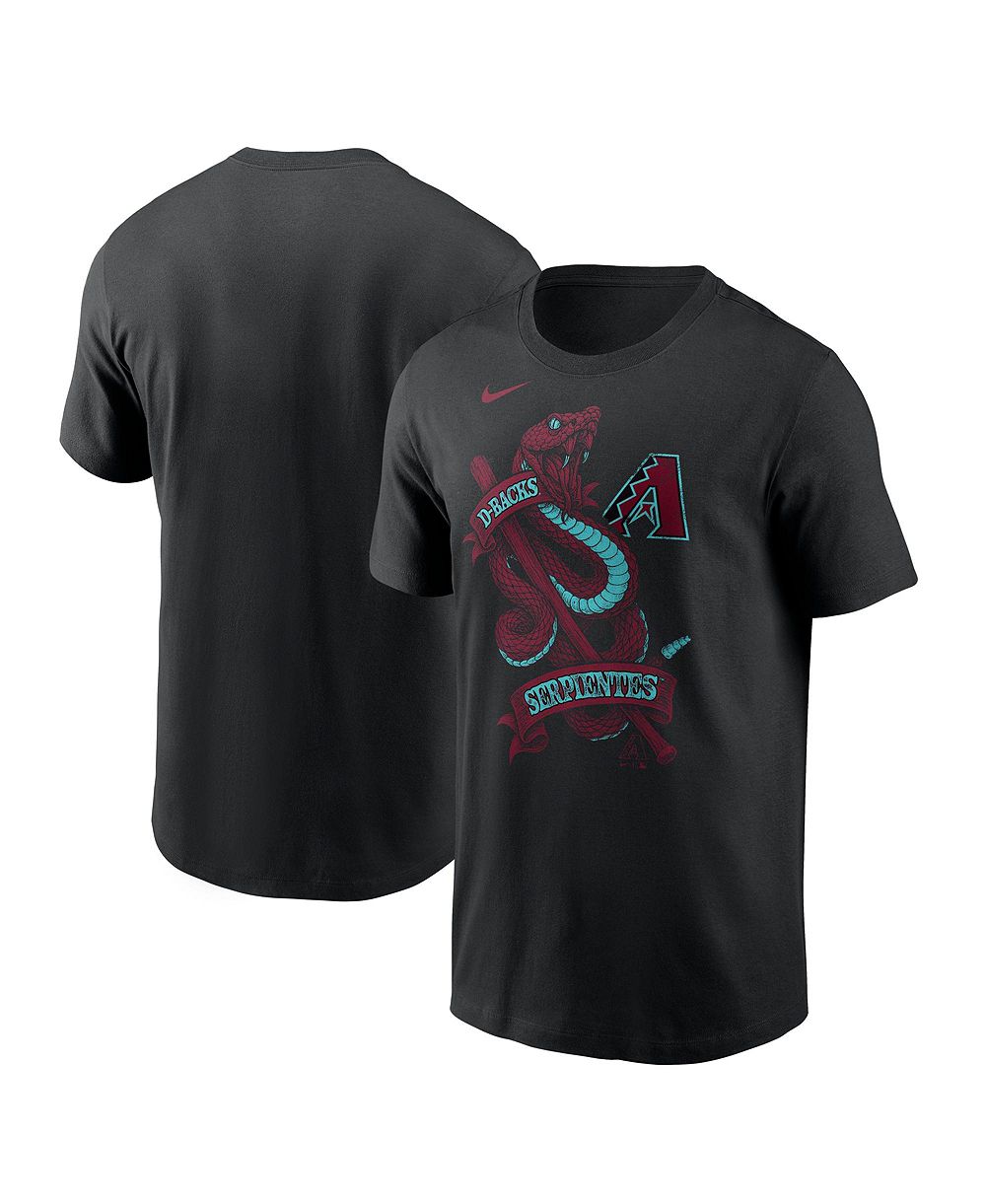 Nike Мужская черная футболка Arizona Diamondbacks Local