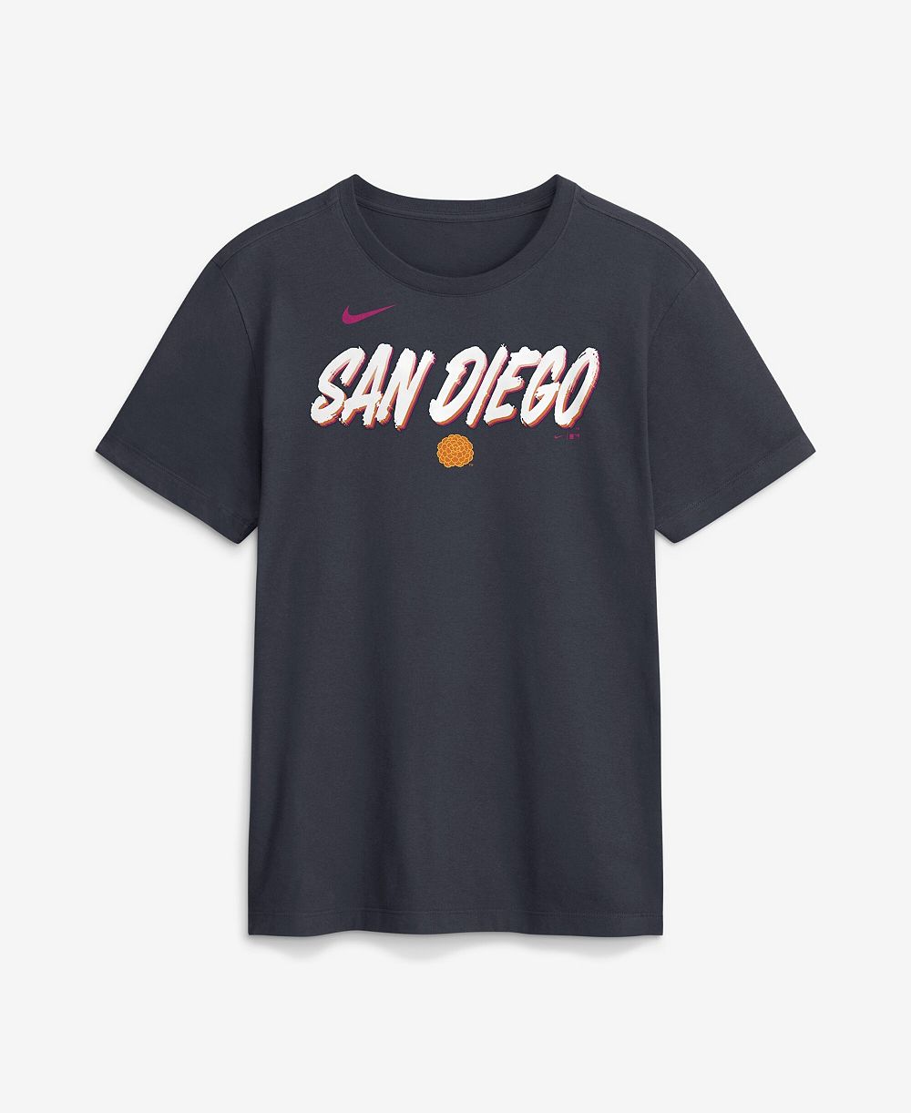 Nike Men's Obsidian San Diego Padres 2026 City Connect Wordmark T-Shirt