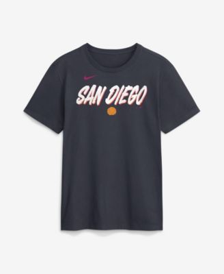 Nike Футболка San Diego Padres 2026 City Connect Wordmark для мужчин, цвет Obsidian