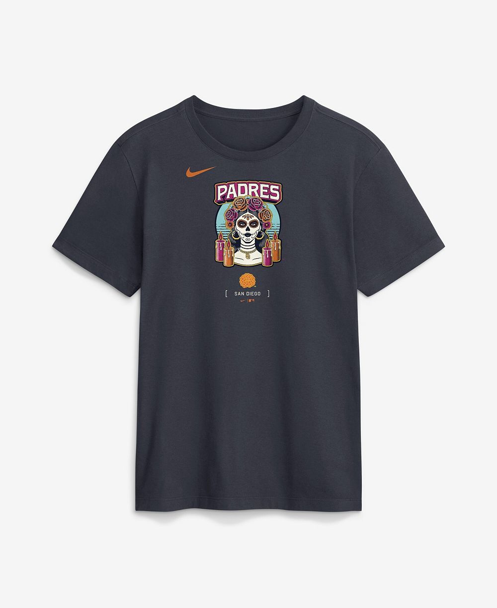 Nike Men's Obsidian San Diego Padres 2026 City Connect Large Logo T-Shirt