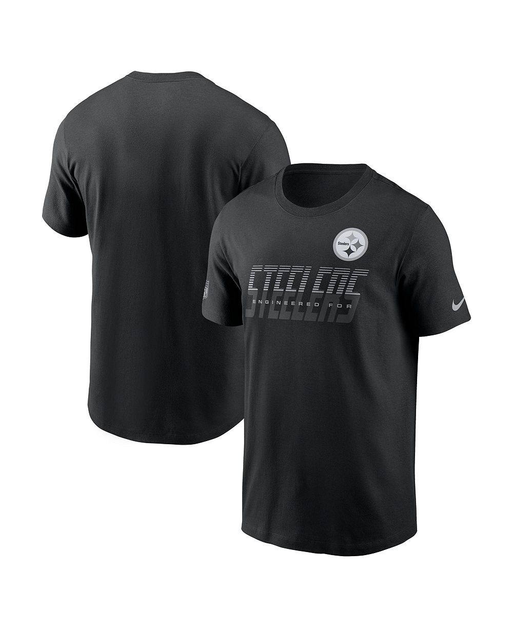Мужская футболка Nike Black Pittsburgh Steelers Sideline Dri-FIT T-Shirt