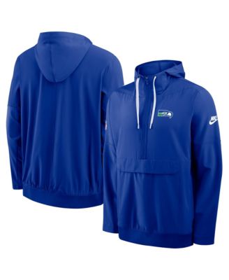 Мужская куртка Nike Royal Seattle Seahawks Alt Anorak Half-Zip Hooded