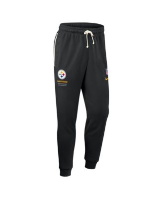 Nike Men's Black Pittsburgh Steelers Sideline Standard Issue Dri-FIT Taper Pants