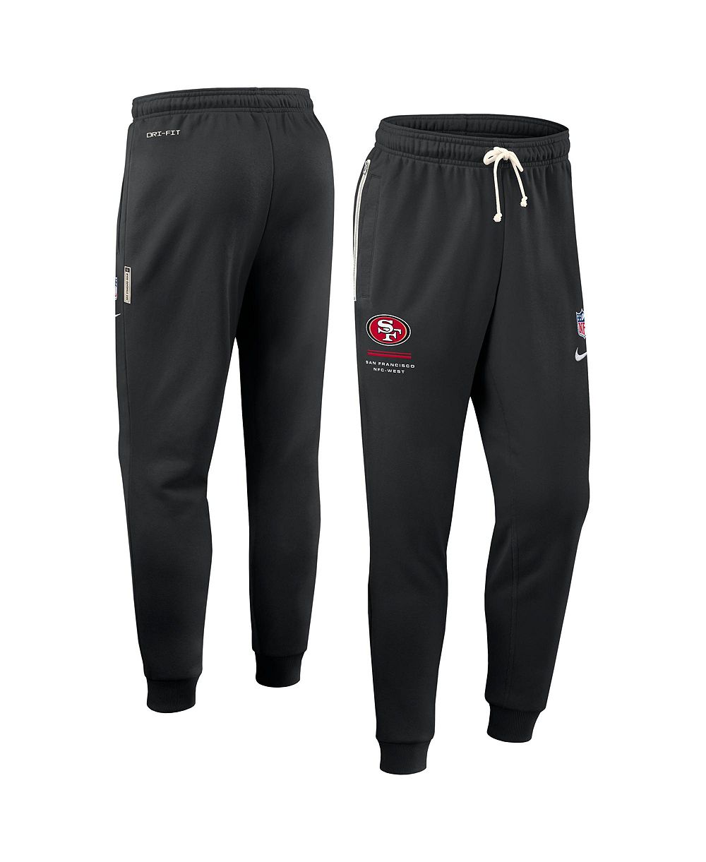 Nike Men's Black San Francisco 49ers Sideline Standard Issue Dri-FIT Taper Pants