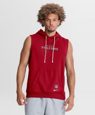 Мужское безрукавное худи Nike Red Atlanta Falcons Sideline Standard Issue Dri-FIT