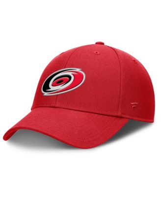 Fanatics Мужская регулируемая кепка Red Carolina Hurricanes Force