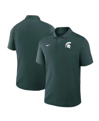 Мужская Nike Polo Shirt Michigan State Spartans Dri-FIT Victory Green
