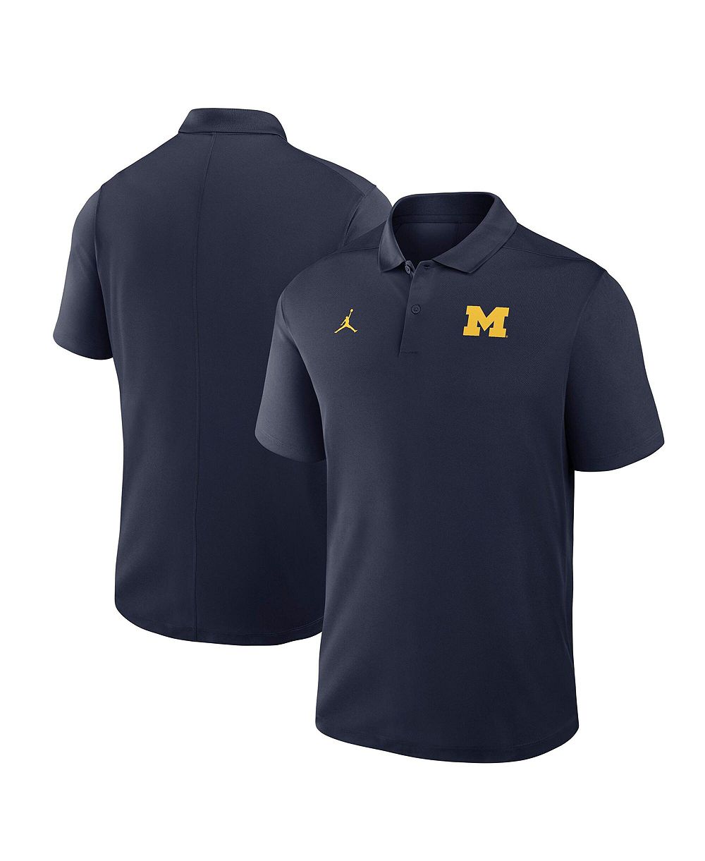 Jordan Men's Navy Michigan Wolverines Dri-FIT Victory Polo Shirt