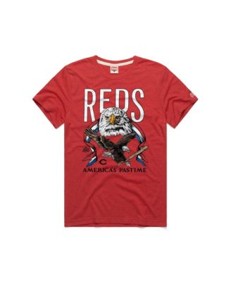 Homage Men's Red Cincinnati Reds America's Pastime Tri-Blend T-Shirt