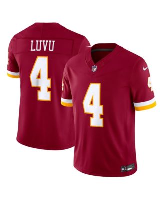 Nike Men's Frankie Luvu Burgundy Washington Commanders Vapor F.U.S.E. Stitched Limited Jersey