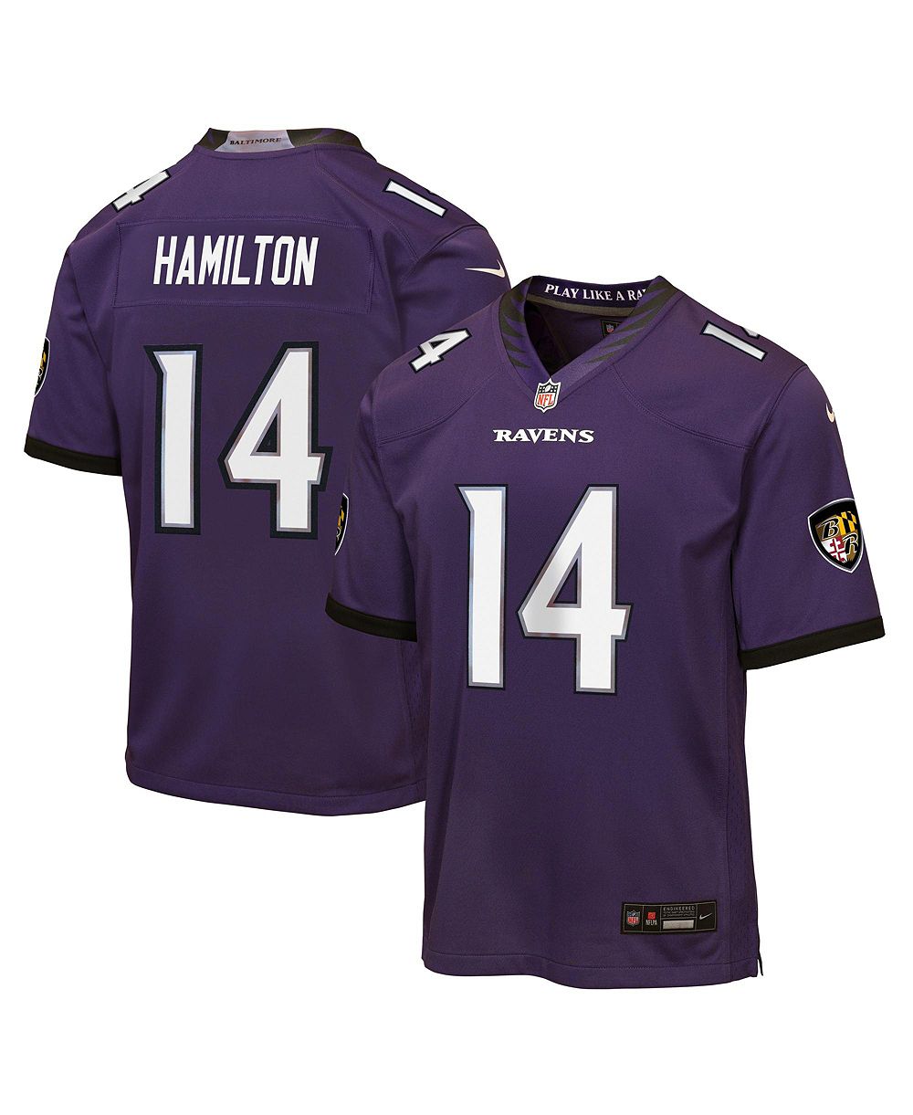 Джерси Nike Purple Baltimore Ravens Team Game для детей