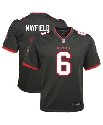 Детская игровая джерси Nike Baker Mayfield Pewter Tampa Bay Buccaneers