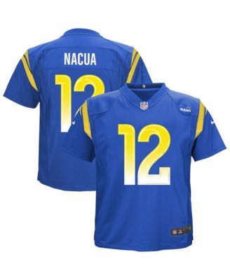 Детская джерси Nike Puka Nacua Royal Los Angeles Rams Team Game