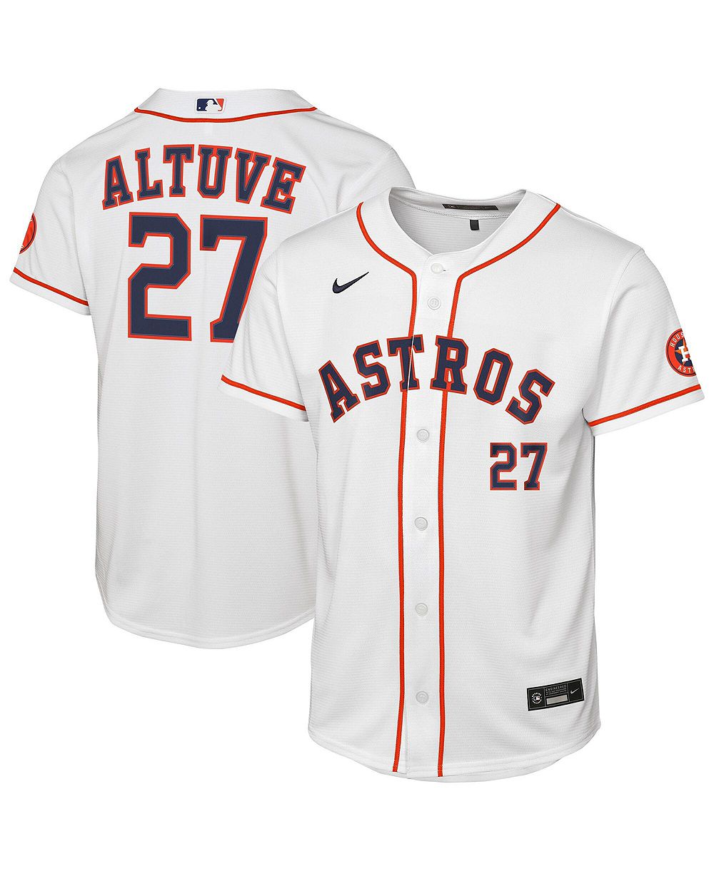 Nike Big Boys and Girls Jose Altuve White Houston Astros Home Stadium Jersey