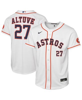 Nike Big Boys and Girls Jose Altuve White Houston Astros Home Stadium Jersey