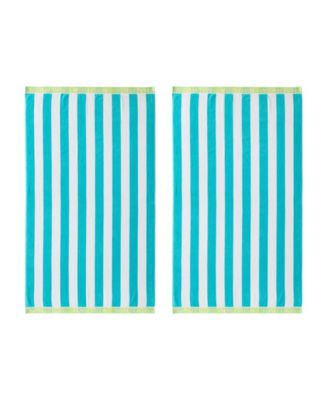 Nautica набор из 2 пляжных полотенец Classic Cabana Cotton