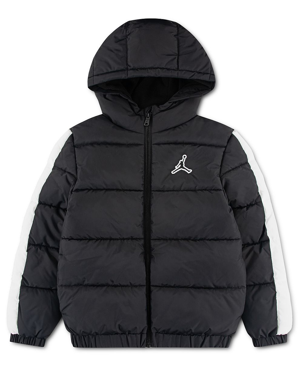 Jordan Boys' 8-20 Color-Block Long-Sleeve Puffer Jacket